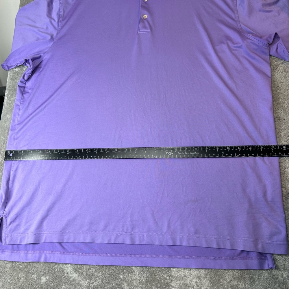 Peter Millar Summer Comfort Golf Polo Shirt Men's 2XL Purple - Picture 12 of 16